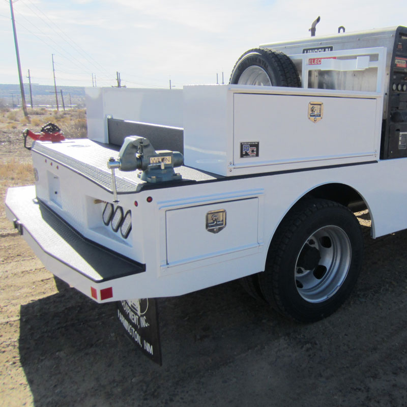 Welder body truck